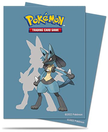 Ultra Pro - Standard Deck Protector Sleeves - Pokemon Lucario 65pk