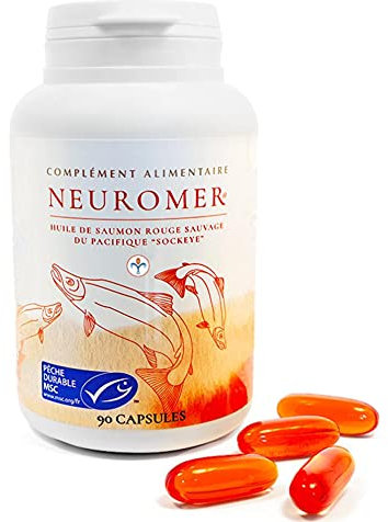 NUTRILYS - Neuromer® - Complément Alimentaire - Oméga 3/6/9, Vitamines A/D, + de 30 Acides Gras - 90 capsules