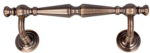 Gedotec Möbelgriffe Messing | 1 Stk Falttüren-griffe Möbel | Länge: 250 mm | NAPOLEON | Griff gekröpft Messing antik - klassisches Design | Stossgriff Schubladengriffe Küchengriffe Türgriffe - Handle