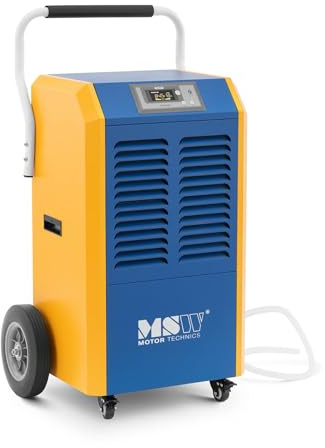 MSW MSW-DEH712H byggtork 138 l/dag 130–150 kvm – 1300 m3/h – med handtag avfuktare