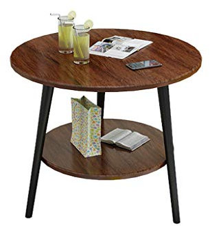 Sofatisch für Wohnzimmer, nordischer Couchtisch, Blumentisch, kleiner runder Tisch, einfacher moderner kleiner Apartment-Schlafzimmer-Balkon, doppelter kreativer Mini-Sofa-Beistelltisch, Beistelltisch
