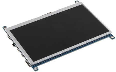 Fafeicy Moniteur d'affichage, Moniteur de Rétroéclairage d'écran d'affichage PCB 7 Pouces 1024 × 600 Accessoires Informatiques sans Lecteur, Moniteurs de Surveillance (Version 7 IPS