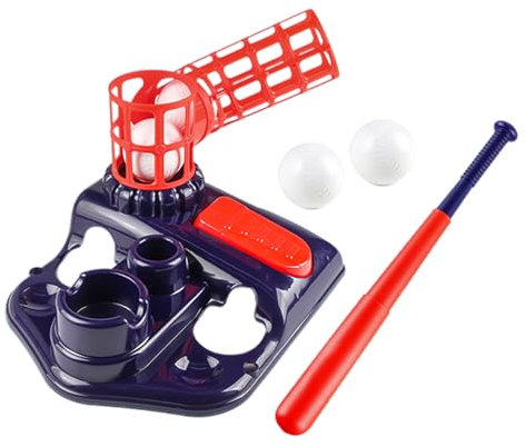 Shurzzesj Automatic Pitching Machine, Multifunctional Youth Baseball Pitcher, Backyard Training Sport Set, Practice Machine for Kids and Beginner