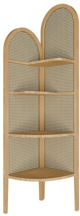 Parascintille per Camino Schermo in Rattan da Terra divisorio casa Soggiorno Ingresso Ufficio Studio Camera da Letto Decorazione mensola Mobile ad Angolo Parascintille per Camino Decorative