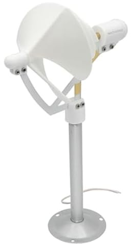Asyduey Turbina Eólica en Miniatura Breeze de 10 W, Lámpara de Potencia para Experimentos Científicos, Modelo de Generador Eólico Solar con Luz LED.