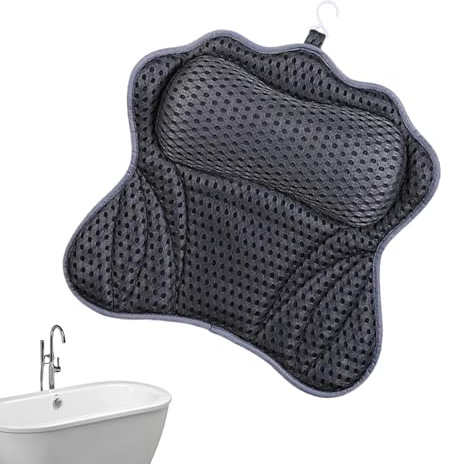 Bathtub Pillow | Bath Tub Neck Pillow | Head and Neck Support Breathable Headrest for Bathroom Shower Soaking Home Apartment Hotel Bathing