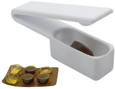 Dispositivo Per Rimuovere Pillole Portatile - Strumento Per Compresse Leggere, Organizer Per Pillole | Comoda Assistenza Per Viaggi, Casa, Rimozione Blister, Scatola Divisoria, Dispenser Per An
