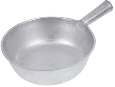 TIDTALEO Mestolo per Acqua in Alluminio Spesso Manico Corto Paletta D’Acqua Retrò Multiuso per Cucina Domestica Utensile Compatto per Lavare Pentole e Uso Quotidiano
