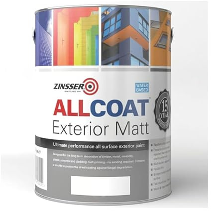 1L Zinsser Allcoat Matt RAL7016 Anthracite Grey