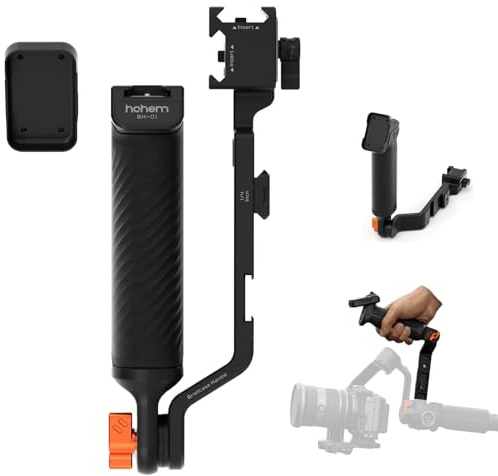 Hohem BH‑01 Kit Empuñadura Correa Exclusivo para iSteady MT3 Pro | (Actualización 2026) Exclusivo para iSteady MT3 Pro, Empuñadura de Gimbal Giratoria Bidireccional Ajustable