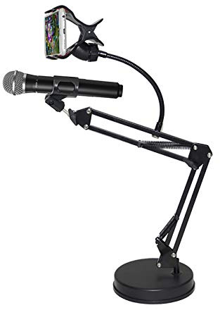 Professioneller Mikrofonständer, verstellbar, Aufhängung, Scherenarm, Studio, Desktop, Telefon, Clip-Halterung, Mikrofone