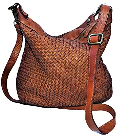 Brakumi Echtledertaschen Frau Einkaufstasche Rucksack Schulter Weiche Große Transformierbare Tagesrucksack Vintage Vintage Arbeit PC-Tasche Schwarz Outlet (marrone4)