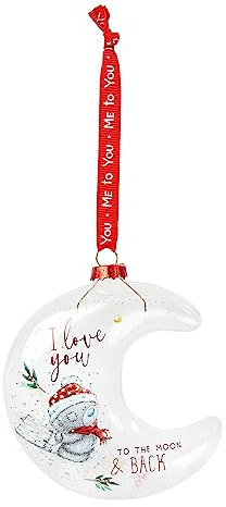 Me to You Tatty Teddy Christmas 'Moon and Back' Bauble in a Gift Box - Official Signature Collection