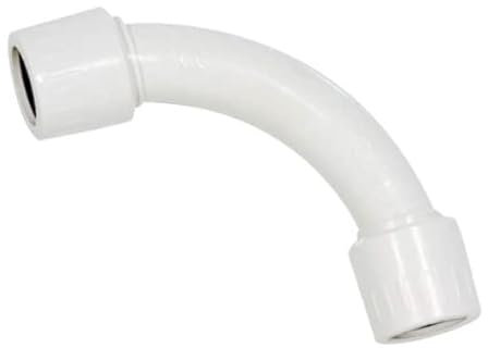 FAEG FG16132, Curva Di Raccordo 90°, Diametro 32mm Stagno IP65, Colore Grigio, Per Tubo Rigido Passacavi (1)