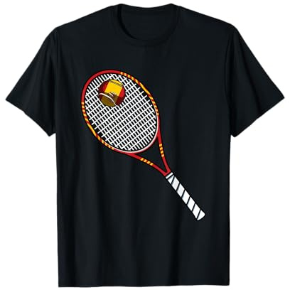Raqueta de tenis y pelota bandera de España Camiseta