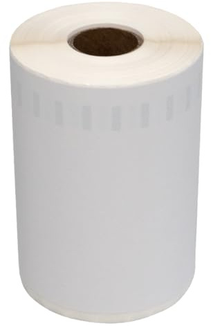 DULA Dymo-kompatible Etiketten, Weiß, 2166659, XL DHL Versandetikett, 1 Rolle, 102 x 210 mm, 140 Etiketten pro Rolle
