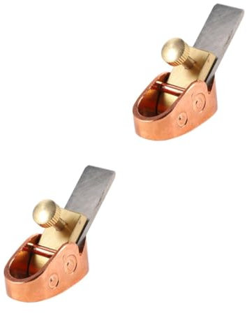 OSALADI 2stücke Violin Maker Hand Planer Kompakter Luthier-werkzeug Für Präzises Holzarbeiten An Violine Und Hochglanzmessing Klinge Tragbar Und Langlebig