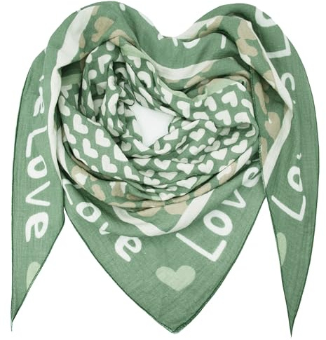 Gloop Damen XXL Dreieckstuch Halstuch Schal Ohne Kratze an Haut Herbstschal Sommerschal dünner Leichter Schal,Made in Italy