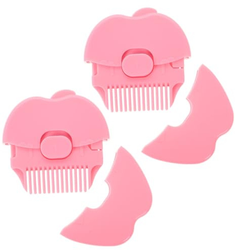 ERINGOGO 2 Stück Apfelförmiger Haarschneiderkamm Sicher Für Feines Babyhaar Multifunktional Für Und Spliss Tragbares Und Praktisches Mini Haarschneidewerkzeug Für Zu Hause