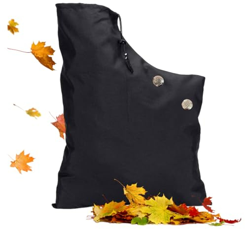IKOPFLN Aspira foglie per giardino sacco per aspiratore soffiatore aspirafoglie da giardino,raccogli foglie da giardino Sacchetto organizzatore foglie cadute con fori di ventilazione