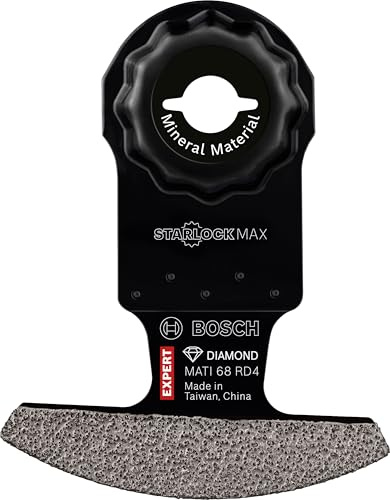 Bosch 10x Expert MATI 68 RD4 Corner Blade | for Mortar, Soft Ceramic Tiles, Width mm, Cutting width 2,2 mm, Professional Accessory Multitool