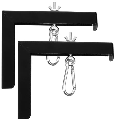 TOYZFRIENDY 2 pezzi Staffa da Parete per Videoproiettore Supporto Regolabile con Gancio Staffa Montaggio Robusta per Schermi Manuali e Tiro Facile Installazione e Sostegno Stabile