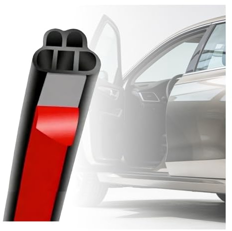5M Auto Türdichtung Gummidichtung Selbstklebend, Schalldämmung & Wasserdicht Universal Dichtung, Flexibel Einfache Montage für PKW, Transporter, Oldtimer