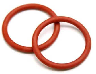 VMQ O-Ring aus rotem Silikon in Lebensmittelqualität, Außendurchmesser 36–80 mm, Dicke CS 1–5, Dichtungsring, Unterlegscheibe, Dichtungen, wasserdicht und hitzebeständig(OD 45mm(10pcs),3.5mm)