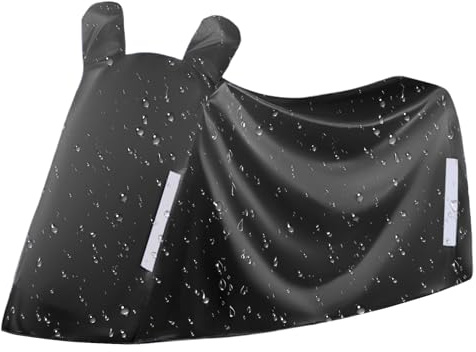 Telo protettivo per moto, resistente e impermeabile per tutte le stagioni, telo protettivo per moto da cross, per neve, sole, pioggia, inverno, scooter, protezione esterna
