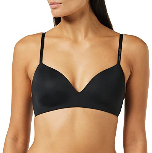 Calvin Klein Damen Demi-Cups BH Lightly Lined Gefüttert, Schwarz (Black), 80B (36B)