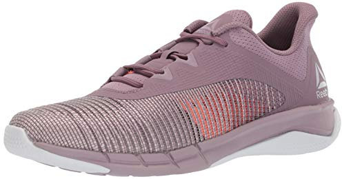 Reebok Zapatillas de Correr Fast Tempo Flexweave para Mujer, Noble Orquídea Lila Niebla Porcelana Guayaba Ponche, 43 EU