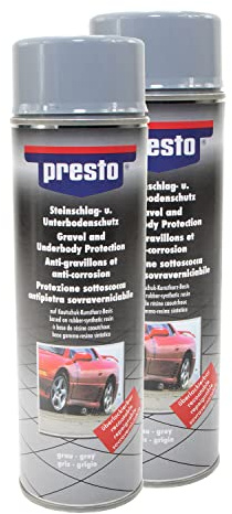 Steinschlag & Unterbodenschutz UBS Spray Hell Grau Presto 306031 2 X 500 ml