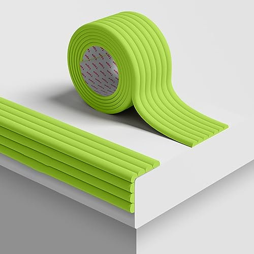 Eckenschutz, weiche Schaumstoffpolsterung, selbstklebend, Kantenschutz, Stoßschutz, Lange, zuschneidbare Eckenabdeckstreifen, Dicke 8 mm (C 80 mm, Breite 5 m, 16
