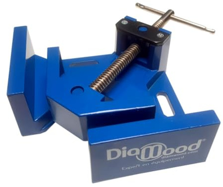 OMNIVOR Etau d'angle 95 x 70 mm à vis et serrage double pivot