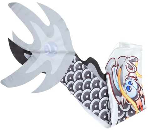 GAROZATION Windrichtungsflagge Drachen Windsack aus Satin mit Einzigartigem Design und Lebendigen Farben Wetterfeste Außendekoration für Garten und Festfeiern