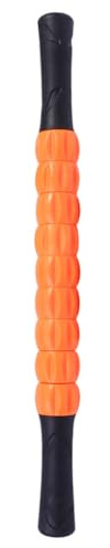 DECHOUS Premium Yoga Muscle Roller Stick for Deep Tissue Muscle Relaxation and Release, Plastic Massage Rolling Pin for Home Use and Gym, Lightweight Stick Massager for Men and Women