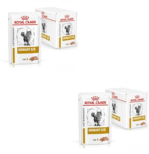 Royal Canin Veterinary Urinary S/O Mousse für Katzen | Doppelpack | 2 x 12 x 85 g | Diät-Alleinfuttermittel für Katzen | Zur Auflösung und Verringerung von Struvitsteinen