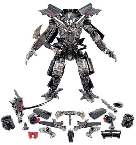 JIGFLY Transformer Jetfire Skyfire Dark Sky Fire Optimus Toy Prime Kombination Actionfigur Roboter Deformation Düsenjäger Modell Roboter Spielzeugflugzeug KO-Version(Skyfire Toy)