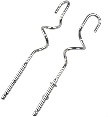 Entgoinggo Eggs Beater Accessories Beater Replaces Part 304 Stainless Steel Eggs Hand Mixer For Electric Drill Mixer Accessories Set For Eggs Batters Smoothies Soups(D)