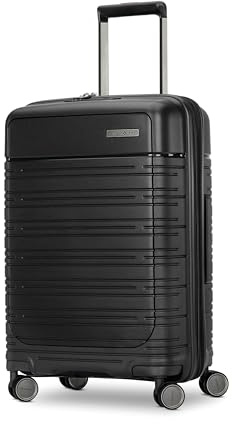 Samsonite Erweiterbares Gepäckstück mit drehbaren Rädern, 3 x Schwarz, Large, Erweiterbares Gepäckstück mit drehbaren Rädern