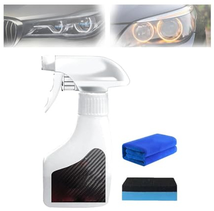 Nanobrites Pro Headlight Rejuvenator,2025 New Headlight Restoration Spray,Car Headlamp Restoration Fluid & Protect Refurbishment Care Agent, Headlights Refurbishment Kit For All Vehicles (1 Pcs)