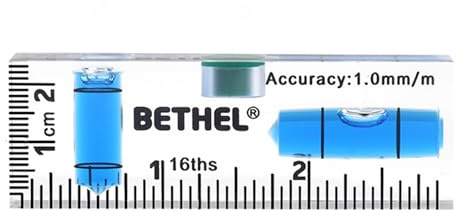 Bethel Small Level Mini Bubble 90°/180°SpiritLevel,Magnetic 2.95 Inch Shatterproof Cross Check Pocket Level Picture HangingLevels Tools for Machinist,Construction & Household