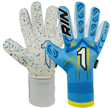 Rinat Aries X AS Junior Torwarthandschuhe, Blau, Größe 5