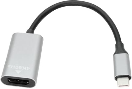 Riertostng Adaptador USB C a HDMI de 15 cm, 4K 60Hz tipo C macho a HDMI hembra, compatible con puerto USB C DP salida de modo Alt, para teléfonos móviles, tabletas, portátiles