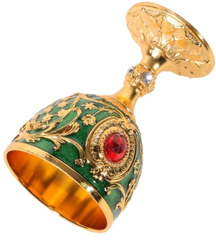 Balacoo Copa de Licor Retro de Aleación Ligera Reutilizable y Resistente para Fiestas y Camping Diseño Vintage Elegante y Práctico