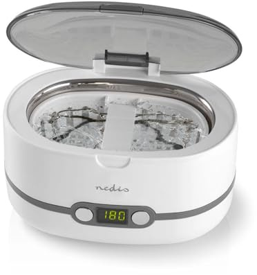 NEDIS JECL110WT-UK Ultrasonic Jewellery Cleaner, Plastic