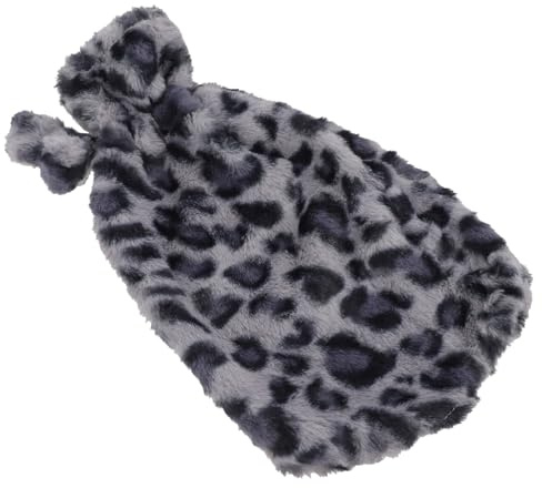 SOIMISS Wasserfüllbare Wärmflasche mit Abnehmbarer Weicher Polyester Nylon Hülle 2l Fassungsvermögen Hohe Temperaturbeständigkeit als Winterwärmedecke für Zuhause