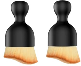 2Pcs Car Interior Cleaning Brush with Soft Bristle with Protective Cover, Car Cleaning Brush Dust Removal Brushes Tool for Car Dashboard, Screen.