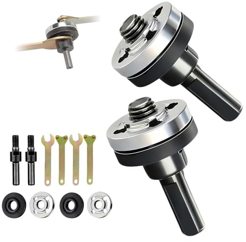 10Pcs Angle Grinder Adapter for Drill, Electric Drill to Angle Grinder | Adapter Connecting Rod Kit, Metal Adapter for 10mm Hand Drill Models