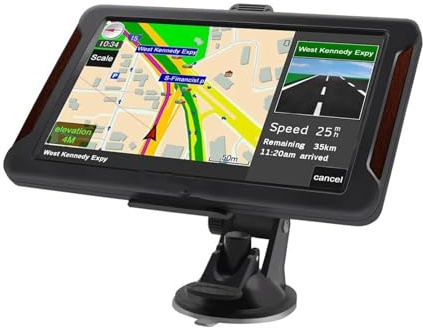 Système de Navigation Automobile GPS Portable 7 Pouces pour Camion, 8 Go pour RAM et 256 Mo de Stockage